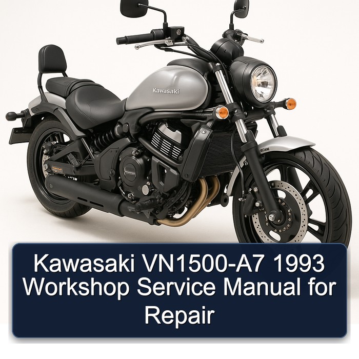 Kawasaki VN1500-A7 1993 Workshop Service Manual for Repair