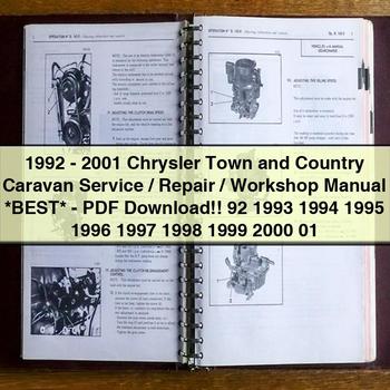 1992-2001 Chrysler Town and Country Caravan Service Repair Workshop Manual