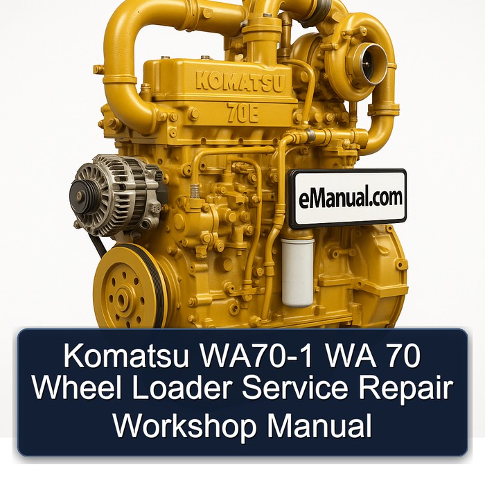 Komatsu WA70-1 / WA 70 Radlader Werkstatt Handbuch