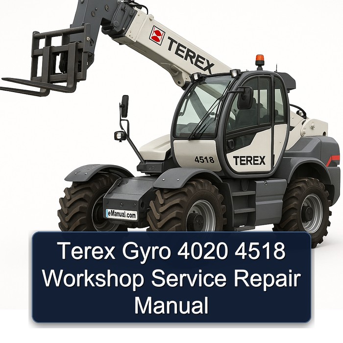 Terex Gyro 4020 4518 Workshop Service Repair Manual 