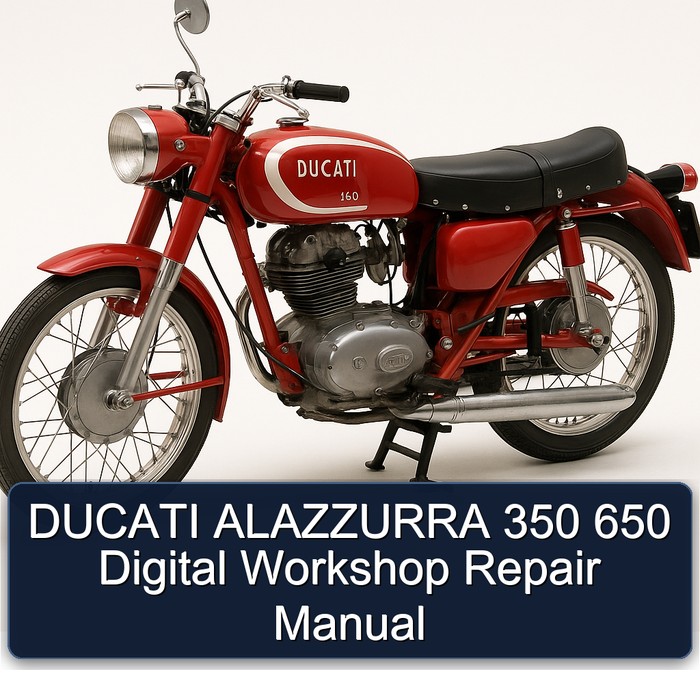 DUCATI ALAZZURRA 350 650 Digital Workshop Repair Manual