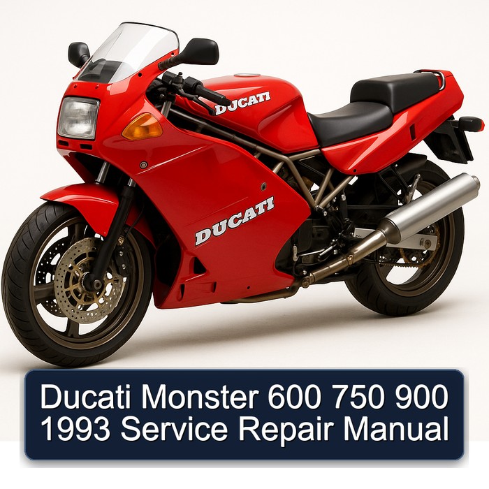 Ducati Monster 600 750 900 1993 Manual de servicio y reparación