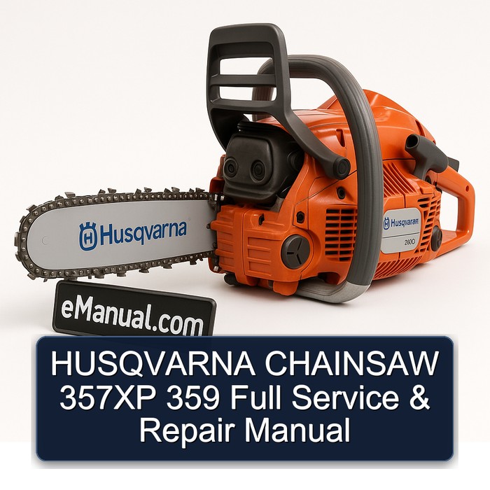 HUSQVARNA CHAINSAW 357XP 359 Full Service & Repair Manual