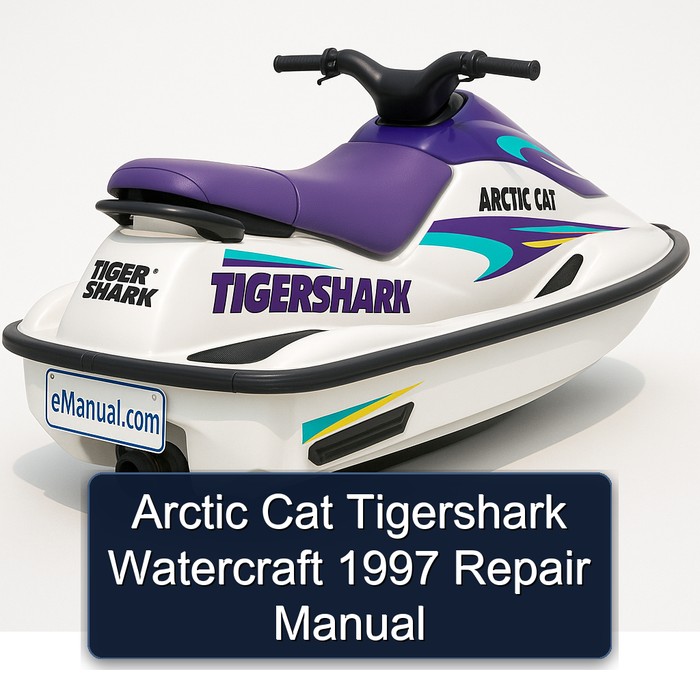 Arctic Cat Tigershark Watercraft 1997 Repair Manual