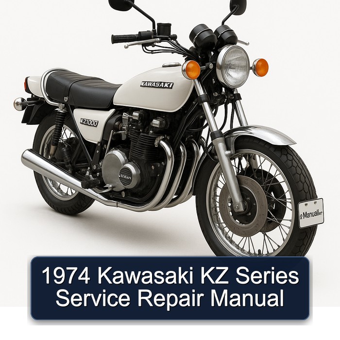 1974 Kawasaki KZ Series Manual de servicio y reparación