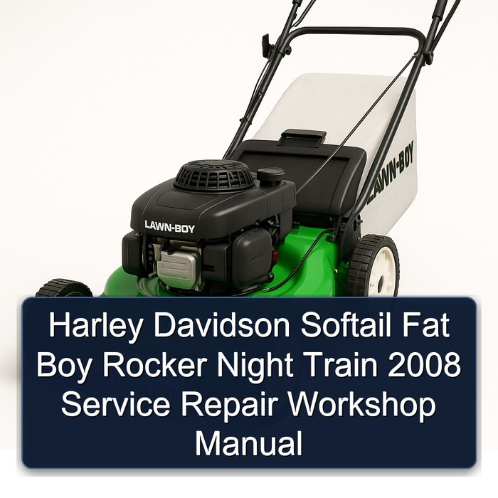 Harley Davidson Softail Fat Boy Rocker Night Train 2008 Service Repair Workshop Manual