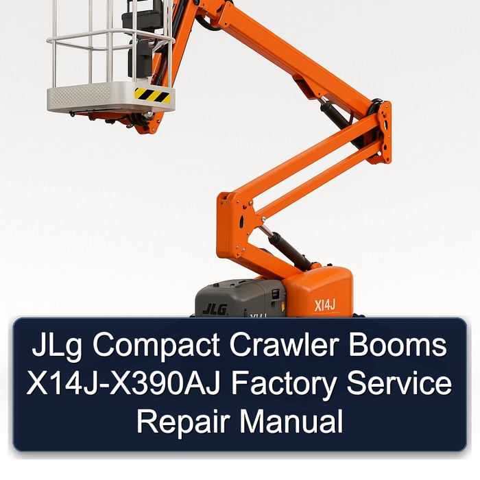 Jlg Compact Crawler Booms X14J-X390AJ Workshop Service Repair Manual PDF Download