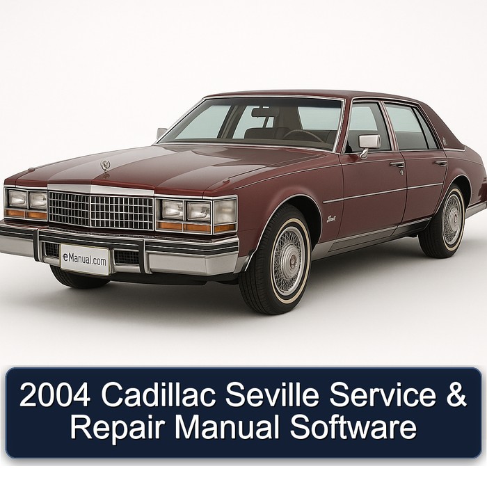 2004 Cadillac Seville Manual de servicio y reparación Software