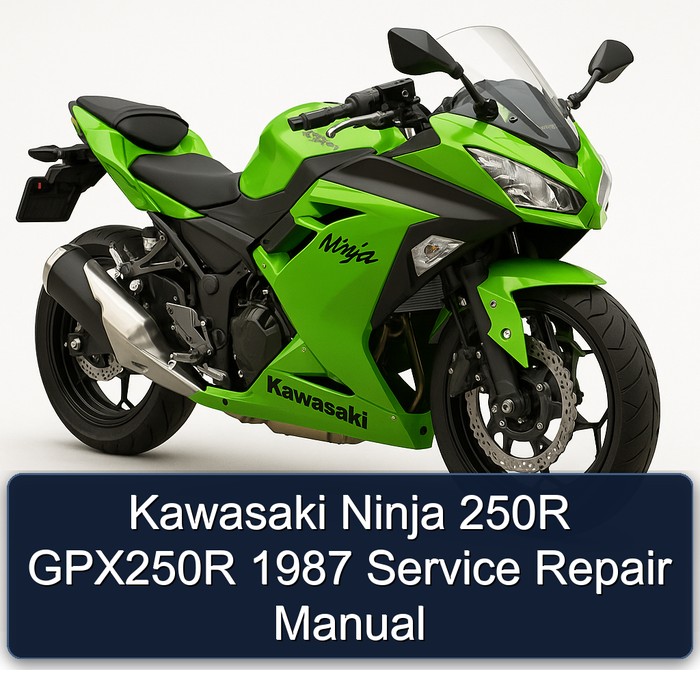 Kawasaki Ninja 250R GPX250R 1987 Service Repair Manual