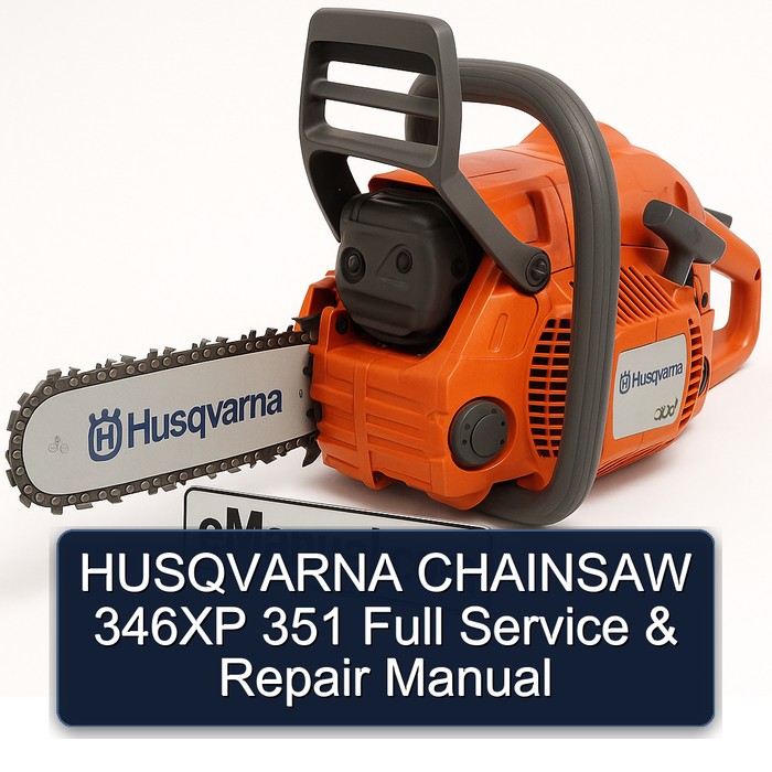 HUSQVARNA CHAINSAW 346XP 351 Full Manual de servicio y reparación