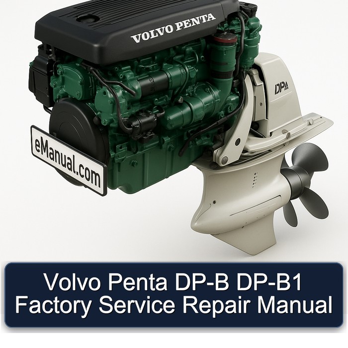 Volvo Penta DP-B DP-B1 Factory Manual de servicio y reparación