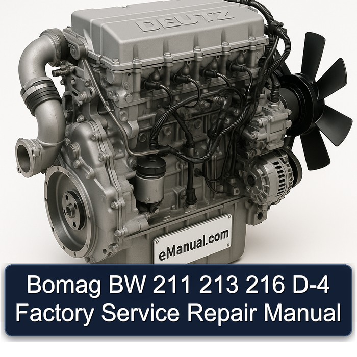 Bomag BW 211 213 216 D-4 Factory Service Repair Manual 