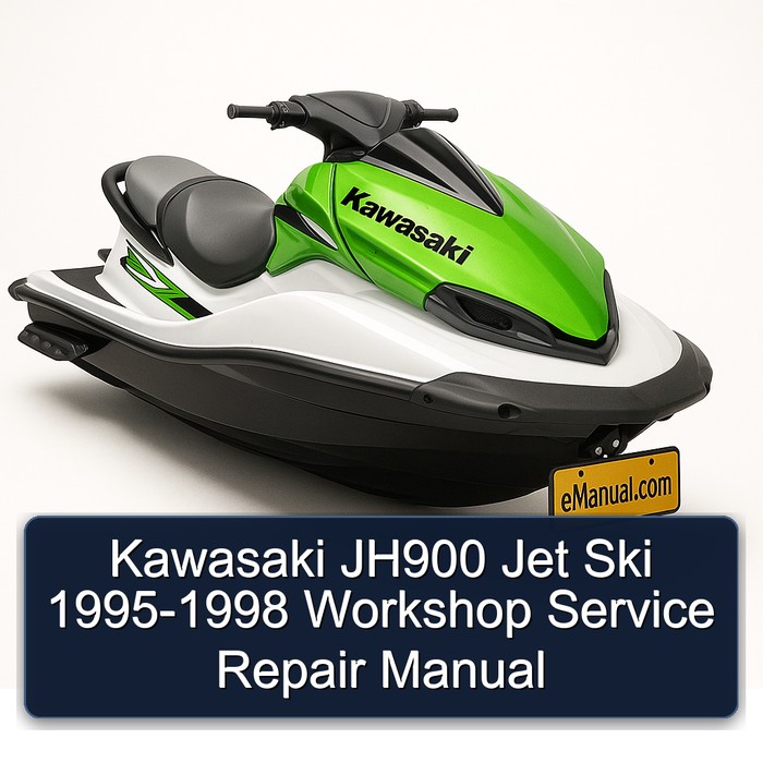 Kawasaki JH900 Jet Ski 1995-1998 Workshop Manual de servicio y reparación