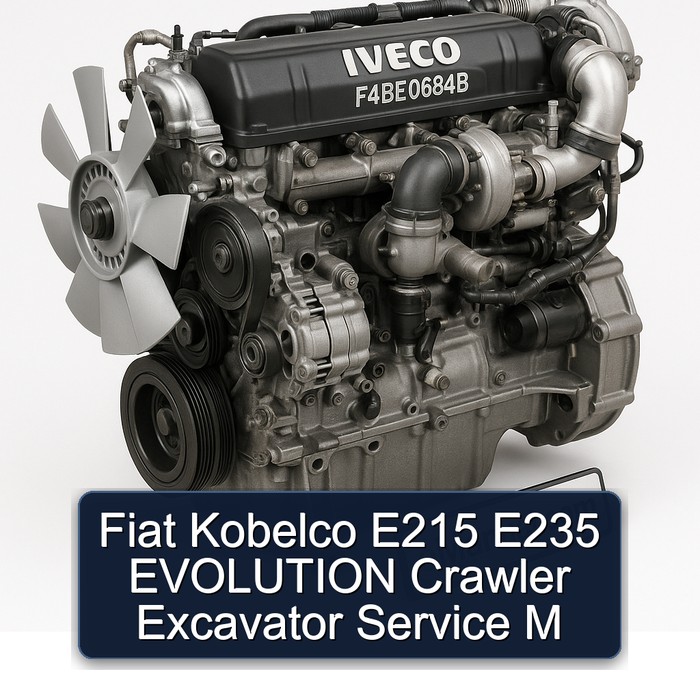 Fiat Kobelco E215 E235 EVOLUTION Crawler Excavator Service M
