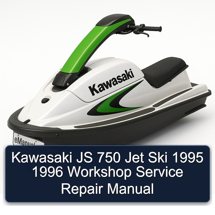 Kawasaki JS 750 Jet Ski 1995 1996 Workshop Manual de servicio y reparación