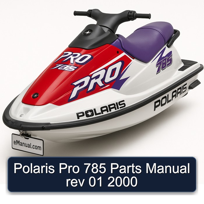 Polaris Pro 785 Parts Manual rev 01 2000 