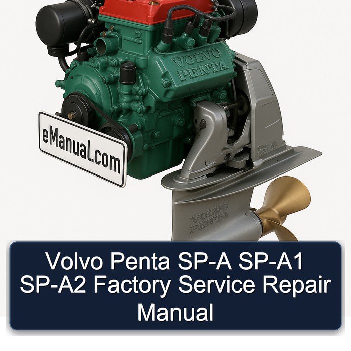 Volvo Penta SP-A SP-A1 SP-A2 Factory Manual de servicio y reparación