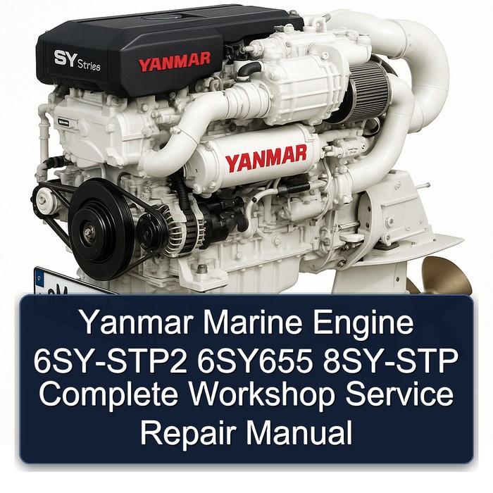 Yanmar Marine Engine 6SY-STP2 6SY655 8SY-STP Manual completo de servicio y reparación del taller