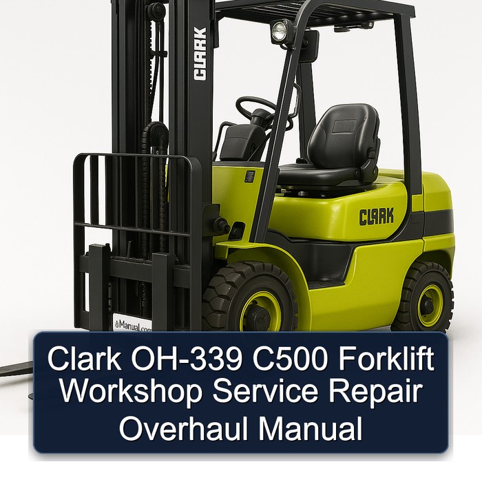 Manual de Servicio y Reparación de Montacargas Clark OH-339 C500