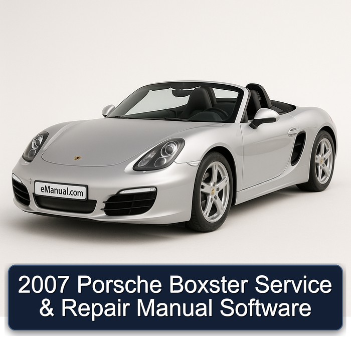 2007 Porsche Boxster Manual de servicio y reparación Software