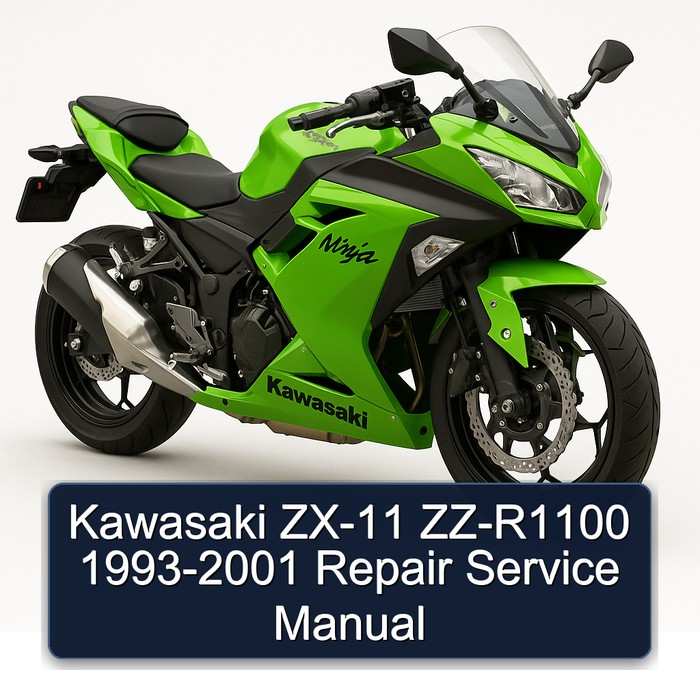 Kawasaki ZX-11 ZZ-R1100 1993-2001 Repair Service Manual