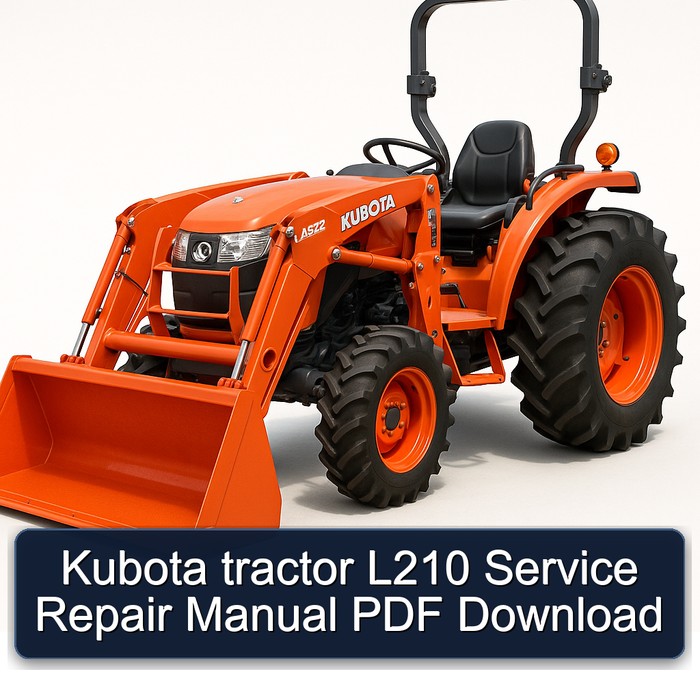 Kubota Traktor L210: Service- und Reparaturhandbuch (PDF)