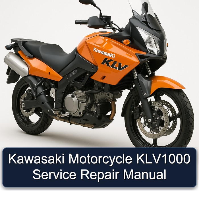 Kawasaki Motorcycle KLV1000 Manual de servicio y reparación