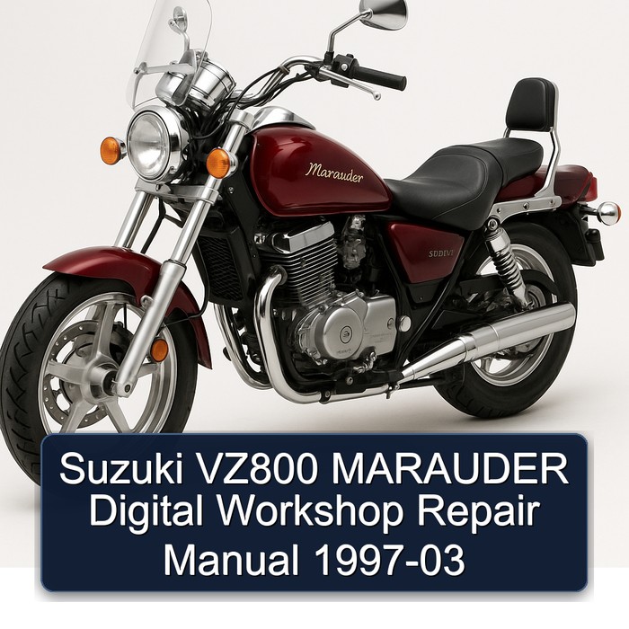 Suzuki VZ800 MARAUDER Digital Workshop Repair Manual 1997-03