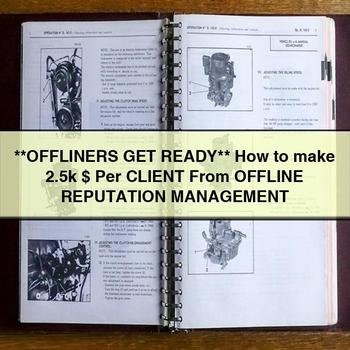 Offliners Get Ready How to Make 2.5k $ Per Client from Offline Reputation Management PDF Download