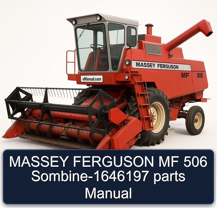 MASSEY FERGUSON MF 506 Sombine-1646197 parts Manual 