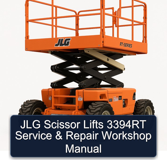 Jlg Scissor Lifts 3394RT Workshop Service Repair Manual PDF Download