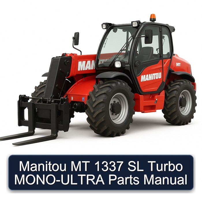 Manitou Mt 1337 Sl Turbo Mono-Ultra Parts Catalog PDF Download