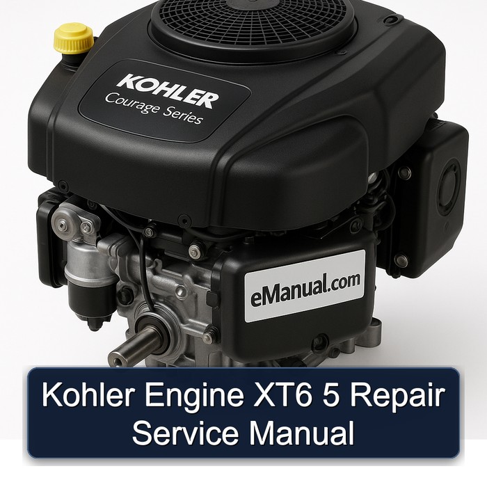 Kohler Engine XT6 5 Repair Service Manual