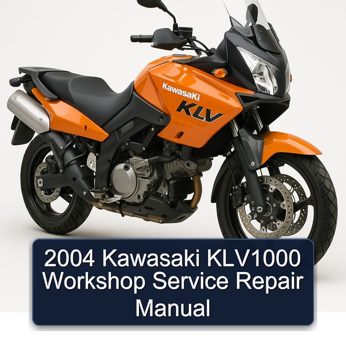 2004 Kawasaki KLV1000 Workshop Manual de servicio y reparación