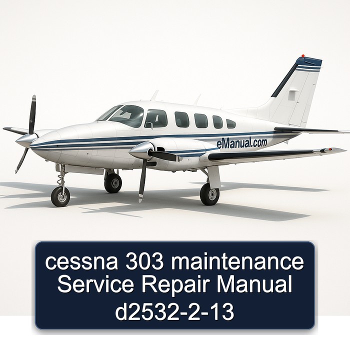 cessna 303 maintenance Service Repair Manual d2532-2-13