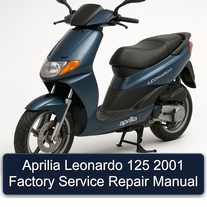 Aprilia Leonardo 125 2001 Factory Manual de servicio y reparación