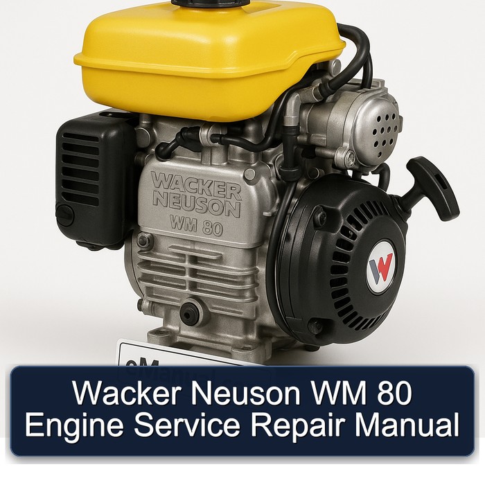 Wacker Neuson WM 80 Motorwartungs- und Reparaturhandbuch