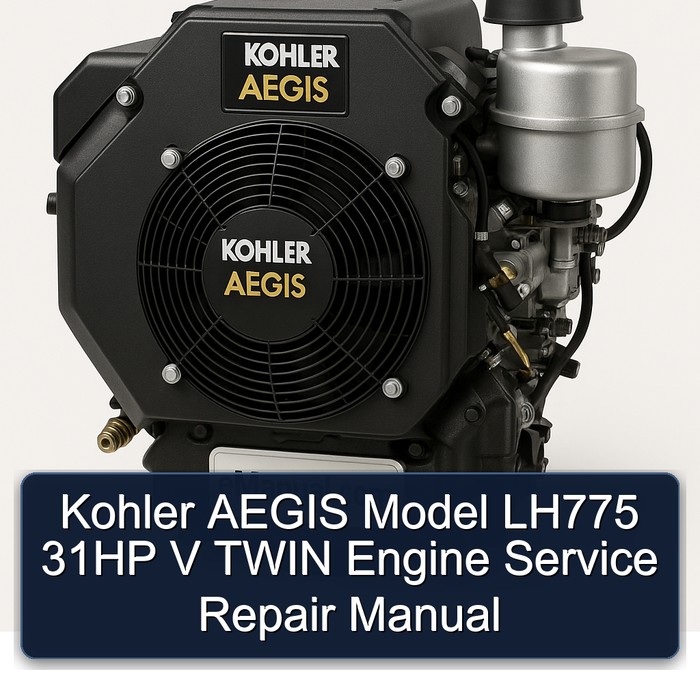 Manual de Servicio y Reparación del Motor Kohler AEGIS LH775 V-Twin de 31 HP