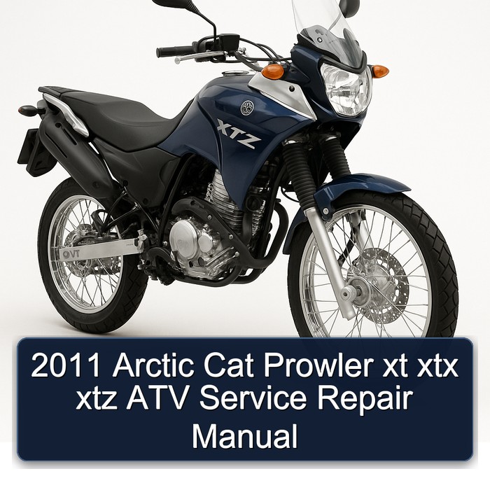 2011 Arctic Cat Prowler xt xtx xtz ATV Service Repair Manual
