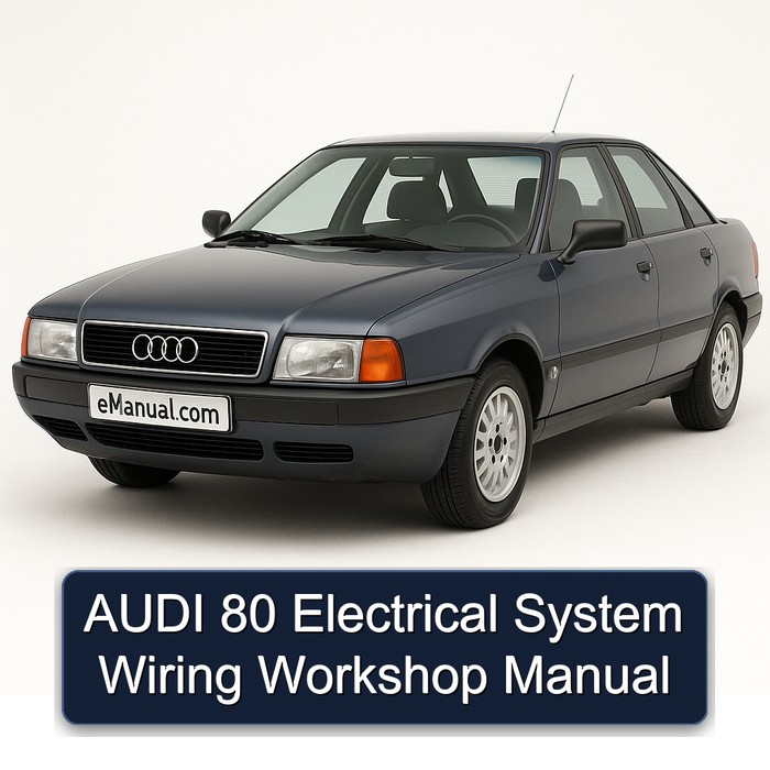 AUDI 80 Electrical System Wiring Workshop Manual