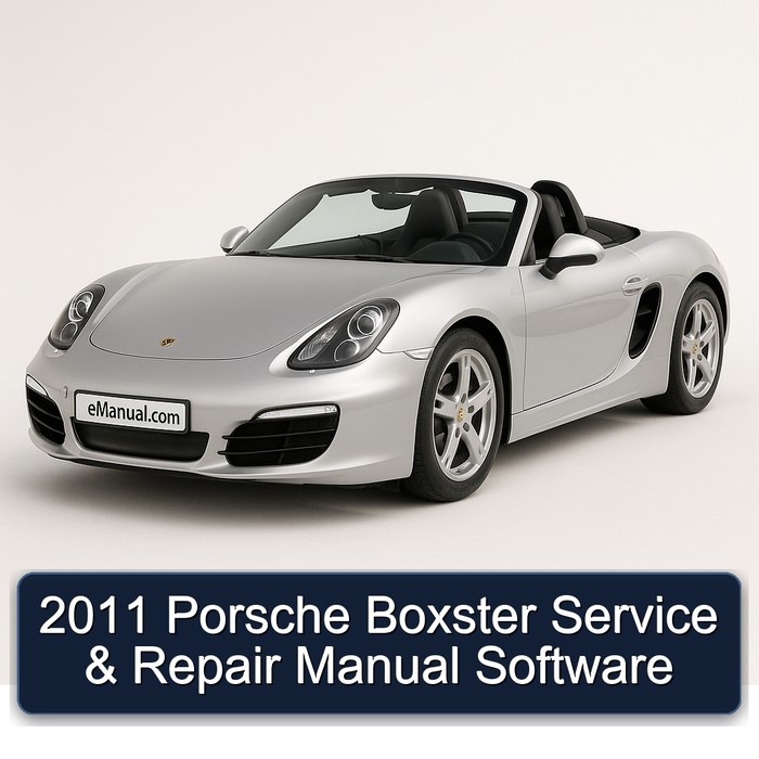 2011 Porsche Boxster Manual de servicio y reparación Software