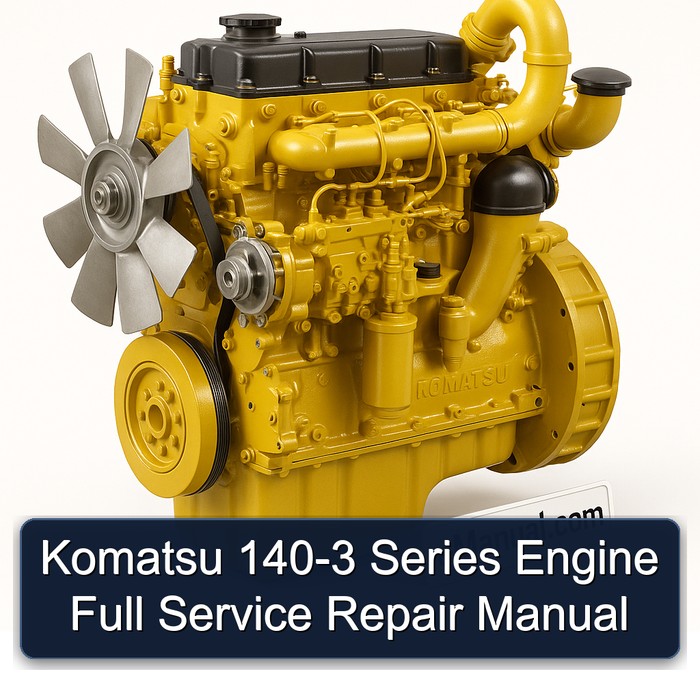 Komatsu 140-3 Series Engine Full Manual de servicio y reparación