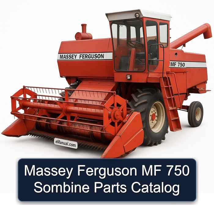 Massey Ferguson MF 750 Sombine Parts Catalog 