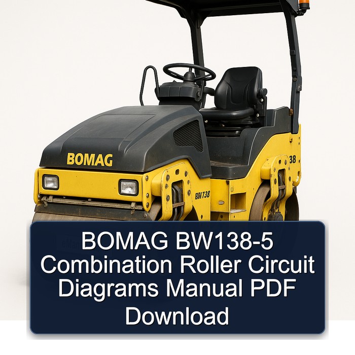 BOMAG BW138-5 Combination Roller Circuit Diagrams Manual PDF Download
