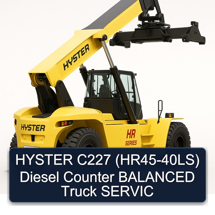 HYSTER C227 (HR45-40LS) Diesel Counter BALANCED Truck SERVIC