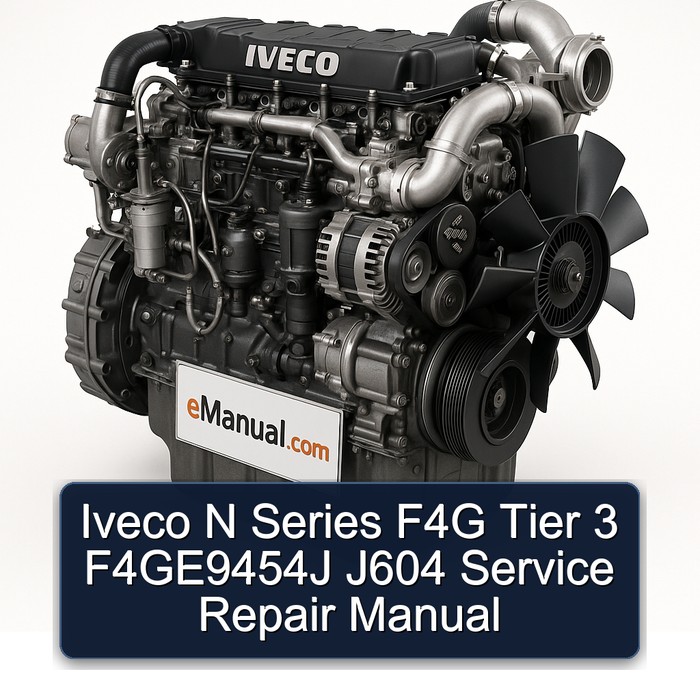 Manual de Reparación y Servicio Iveco N Serie F4G Tier 3 F4GE9454J J604
