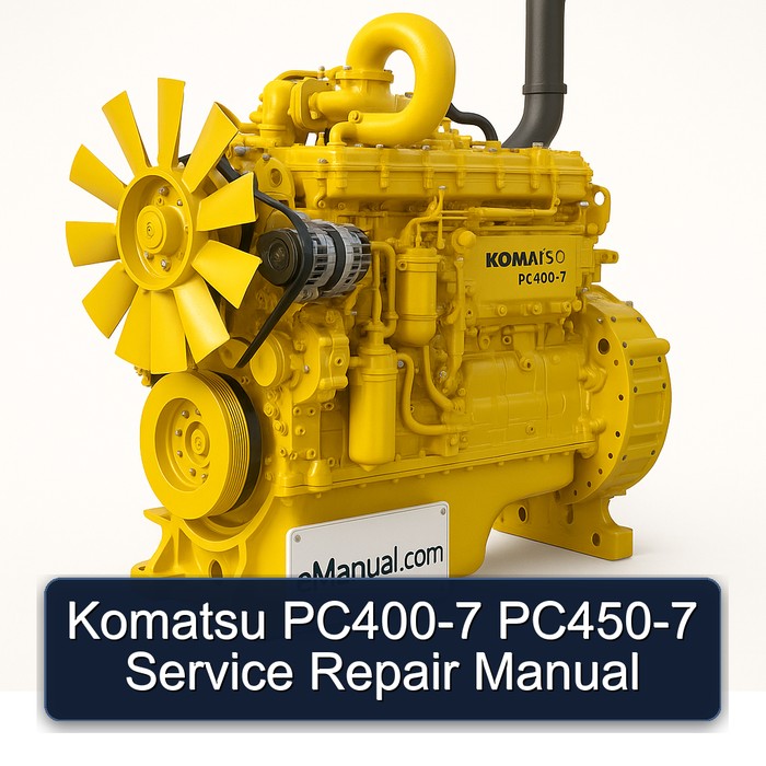Komatsu PC400-7 PC450-7 Manual de servicio y reparación