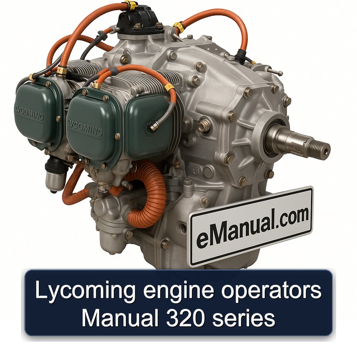 Lycoming engine operators Manual 320 series 