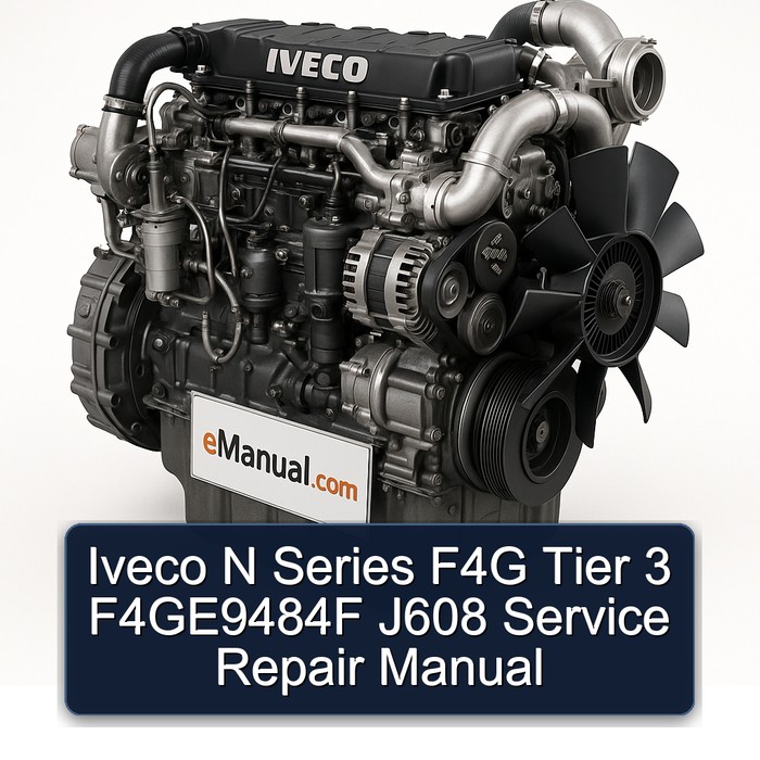 Iveco N Series F4G Tier 3 F4GE9484F J608 Service Repair Manual 