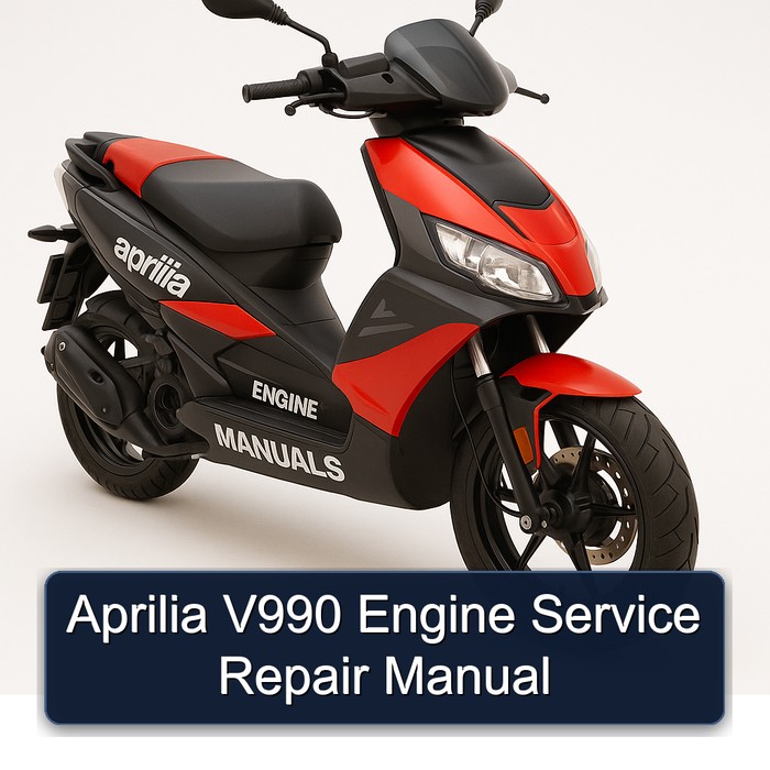 Aprilia V990 Engine Manual de servicio y reparación
